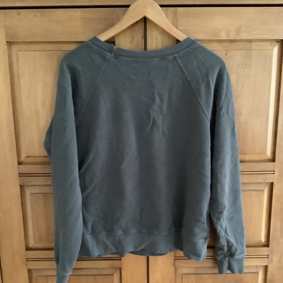 Bundle of Two MATE the Label Terry Raglan Sweatshirts- Charcoal Gray and Bone - Picture 3 of 10